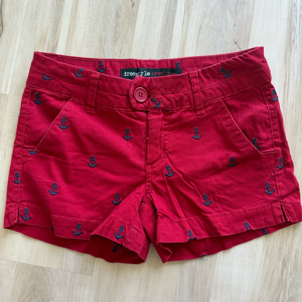 Freestyle Revolution Red Anchor Shorts